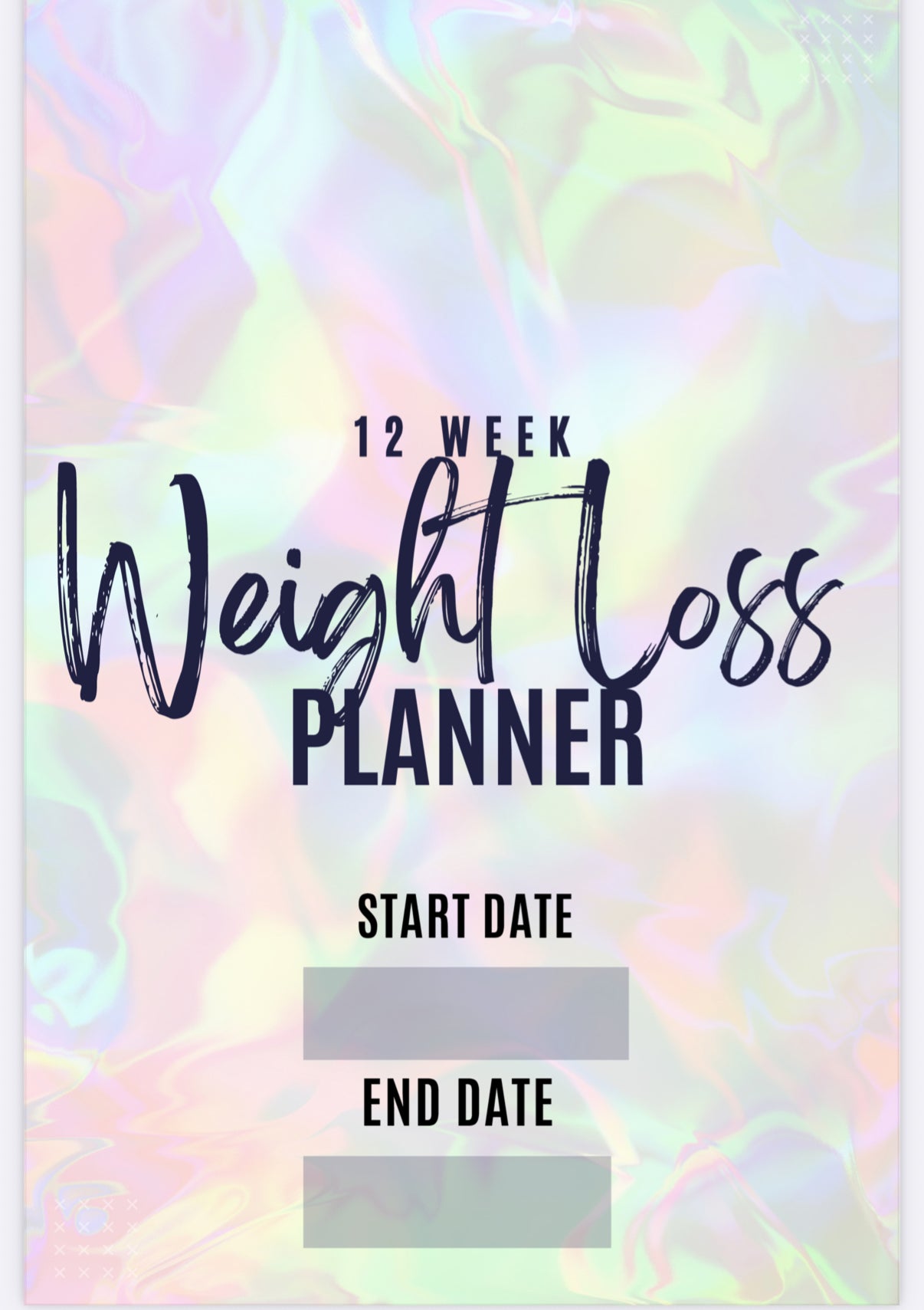 The Commitment Plan: 12 Week Self Discipline Planner